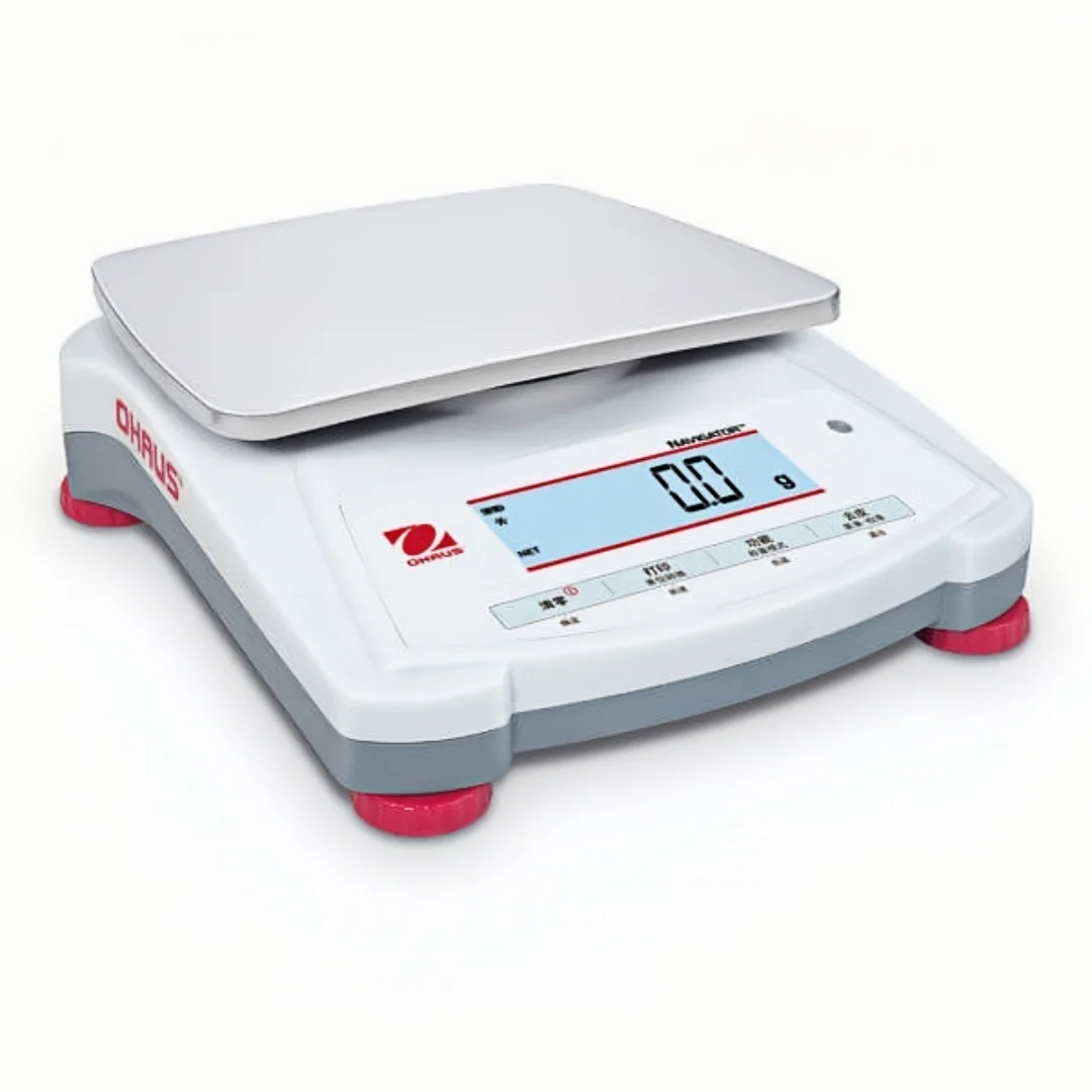 

OHAUS Navigator NV1201 Industrial Digital Scale 1200g × 0.1g Precision Balance for Laboratory, Workshop & Factory Weighing