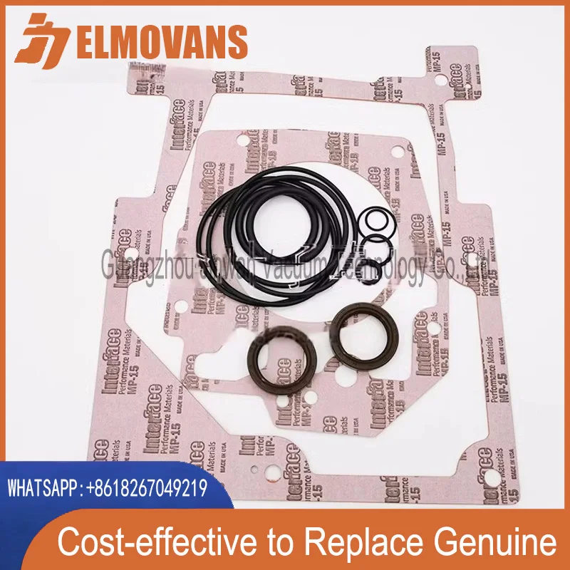 ELMOVANS Kit de reparación de sellos de bomba de vacío, piezas de repuesto compatibles con D40B D65B, Kit completo de sellos de bomba de vacío