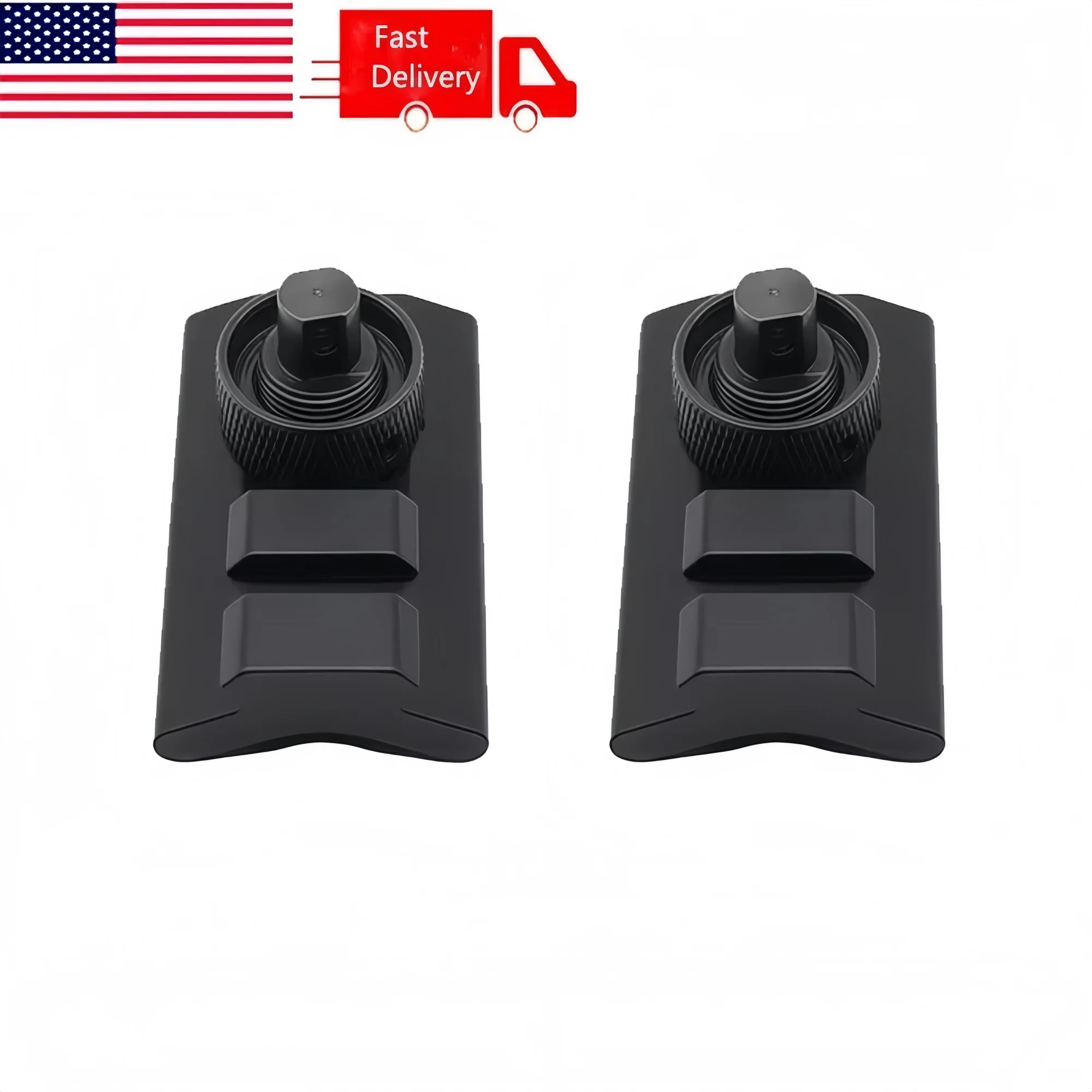 

Aluminum Sling Swivel Stud to Picatinny Rail Mount Adapter Black 2PCS