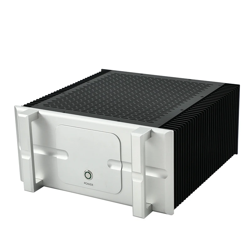 Deluxe aluminum Enclosure Class A Power Amplifier Chassis Big Case DIY Box For Audio Amp 415*200*430mm