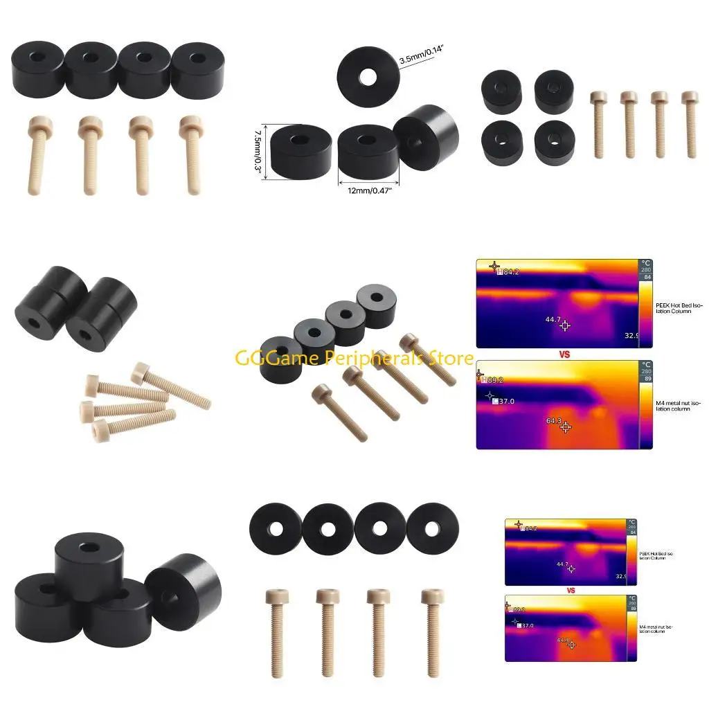 

U55B 3D Printers Feet Rubber Feet Hotbed Protector Cushion Damping Rubber Landing