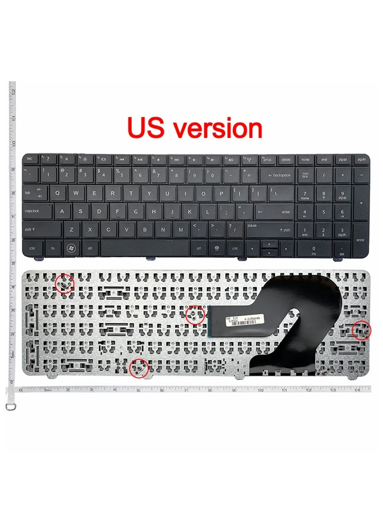 US/RU nouveau clavier d'ordinateur portable pour US/RU clavier d'ordinateur portable pour HP G72 G72-1000 G72-2000 G72-a00 G72-b00 G72T-2000 G72T-b00 CQ72