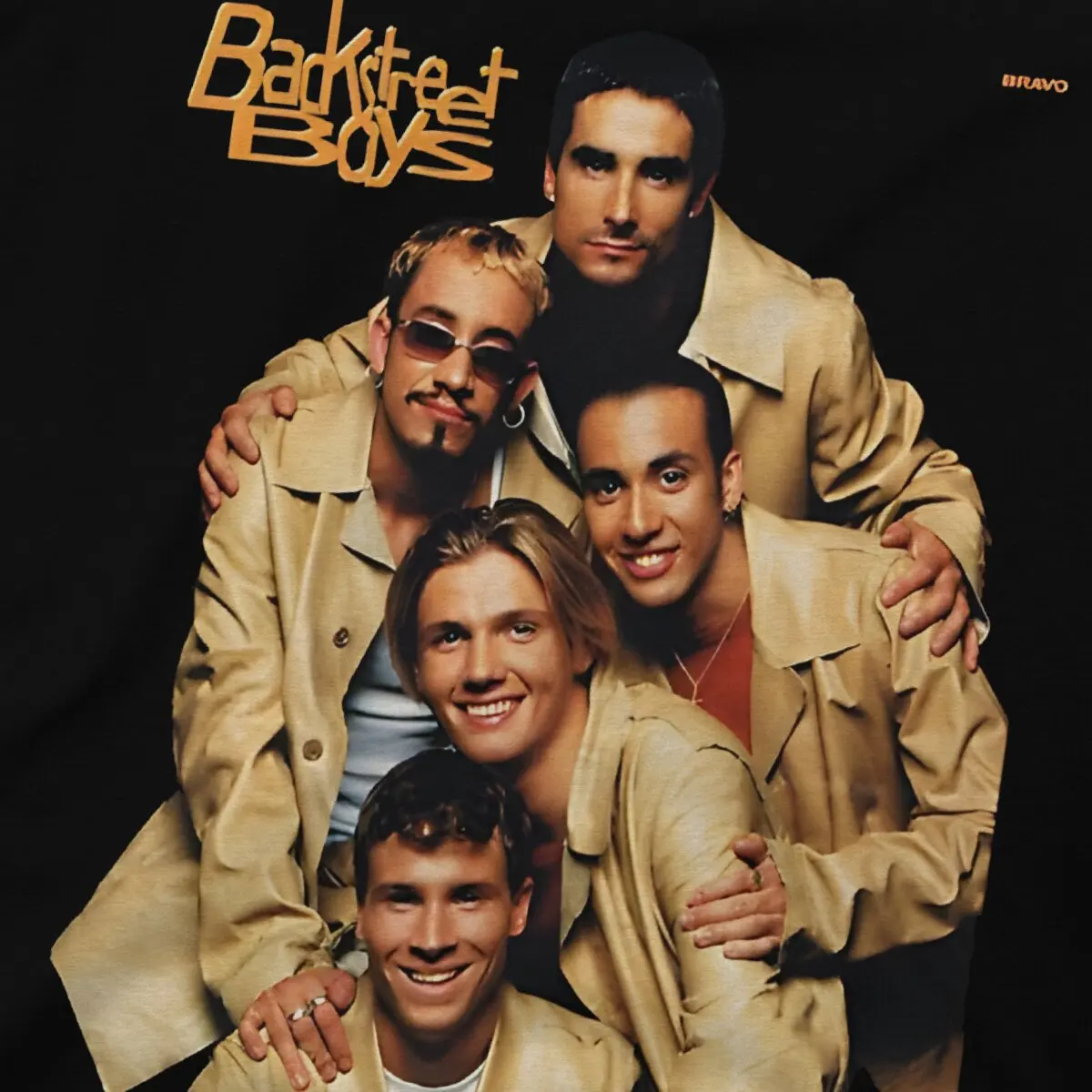 Golden Memory Men T Shirts Backstreet Boys Crazy Tees Short Sleeve Crewneck T-Shirts 100% Cotton Gift Idea Clothes