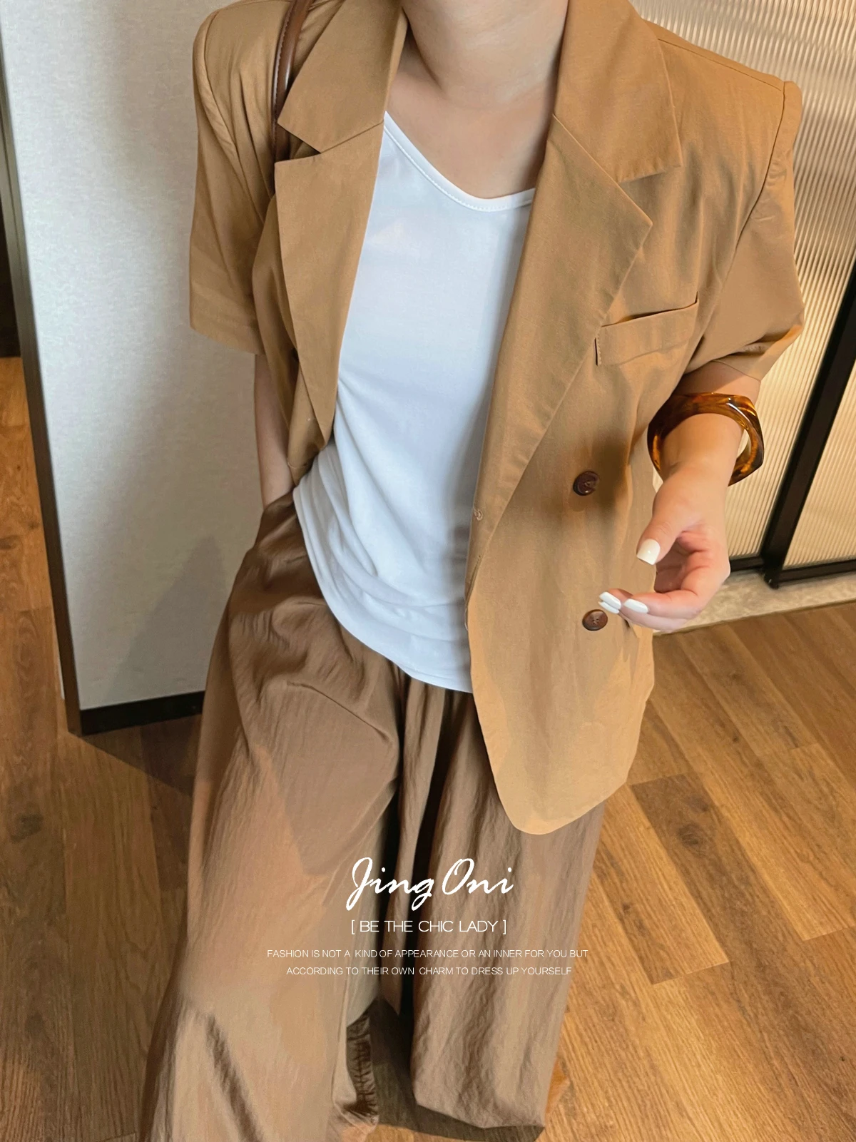 Blazers Linnen Bovenkleding Jassen 2024 Vrouw Kleding Trend Nieuwe Jas Zomer Koreaanse Stijl Mode Korte Mouw Luxe Cropped Chic