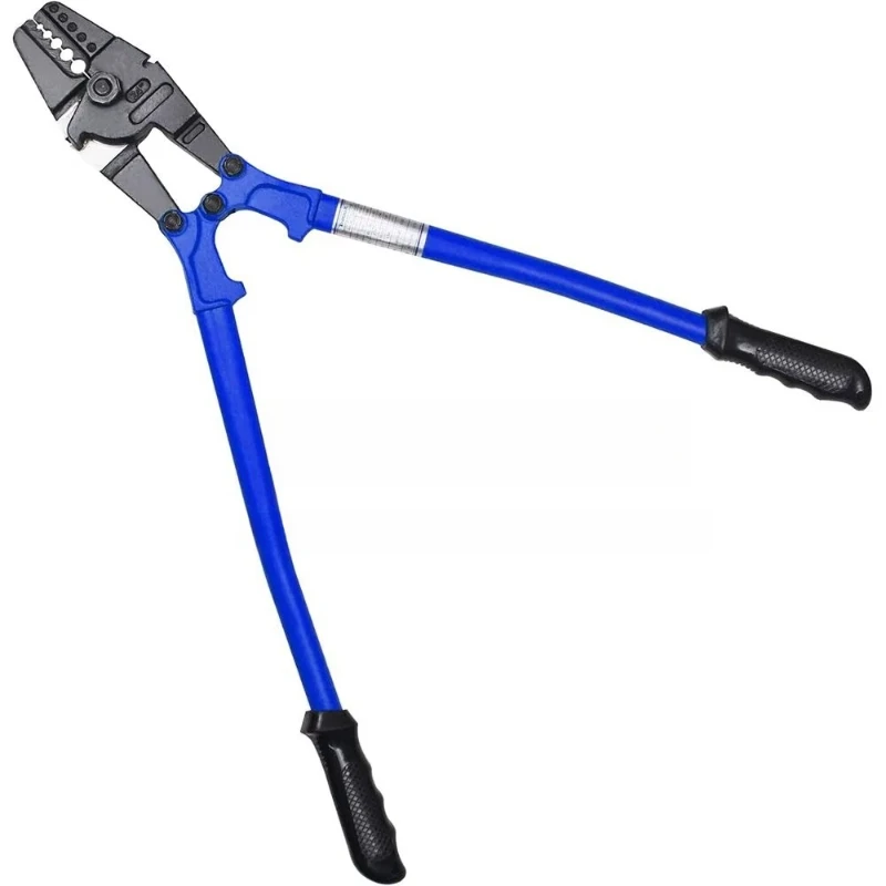 24 Hand Crimp Cutting Tool Wire Rope Crimp Tool Hand Crimp Cutter Hand Tool for 1/16 to 3/16 Wire