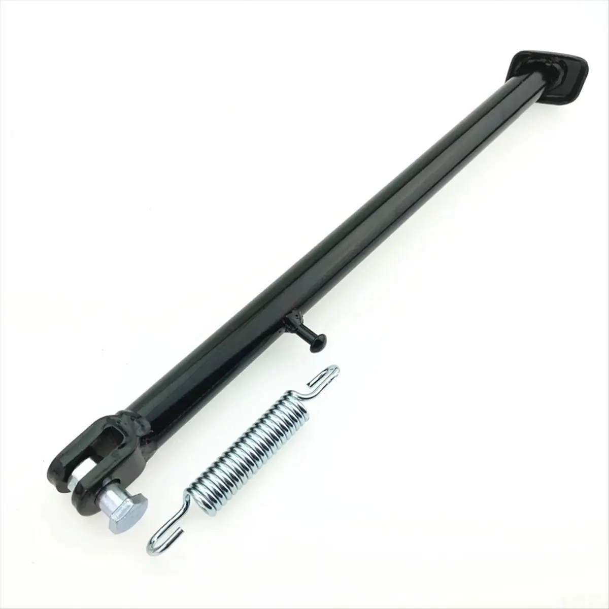 A23Z Motocross Side Bracket Support Frame 36cm Extended Type Black Bracket with Spring Screw Parking Leg Support