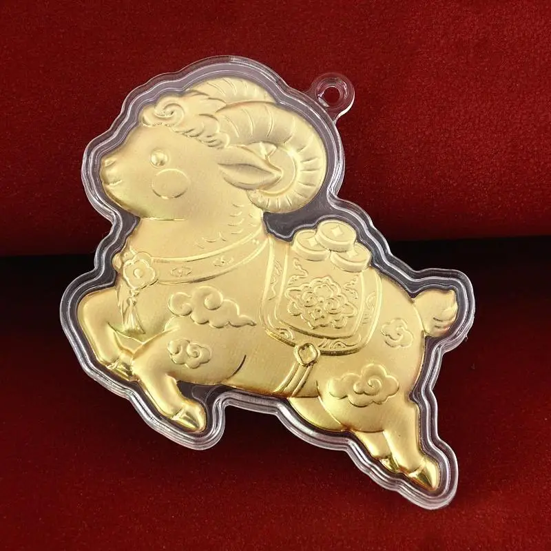 2027 2027 Sheep Year Wealth Keychain New Year Lucky Phone Chain Souvenirs Mobile - Aliexpress Deal