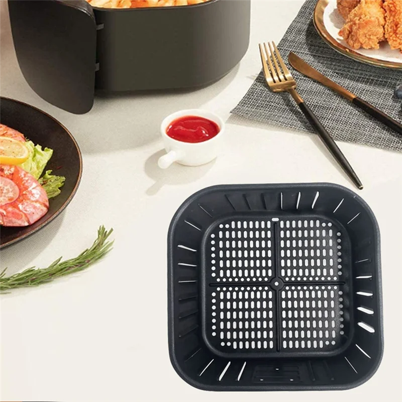 AirFryer keranjang alat penggorengan udara, keranjang pengganti baki panggang dapur, keranjang pengering cetakan