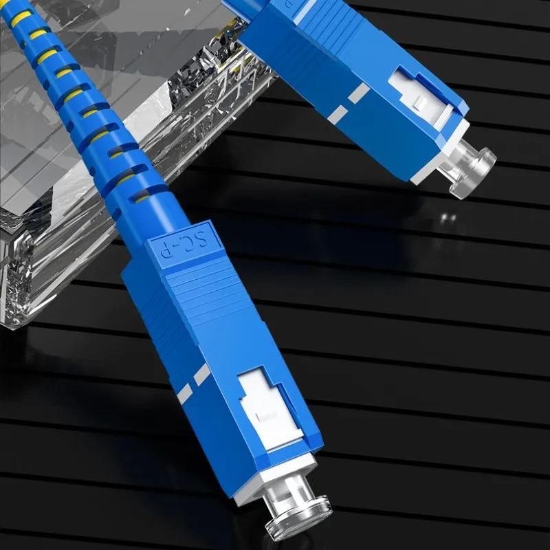 3PCS DTECH 1M To 30M SC-SC Single Mode 1 Core 3.0mm Fiber Optic Patch Cord Jumpers