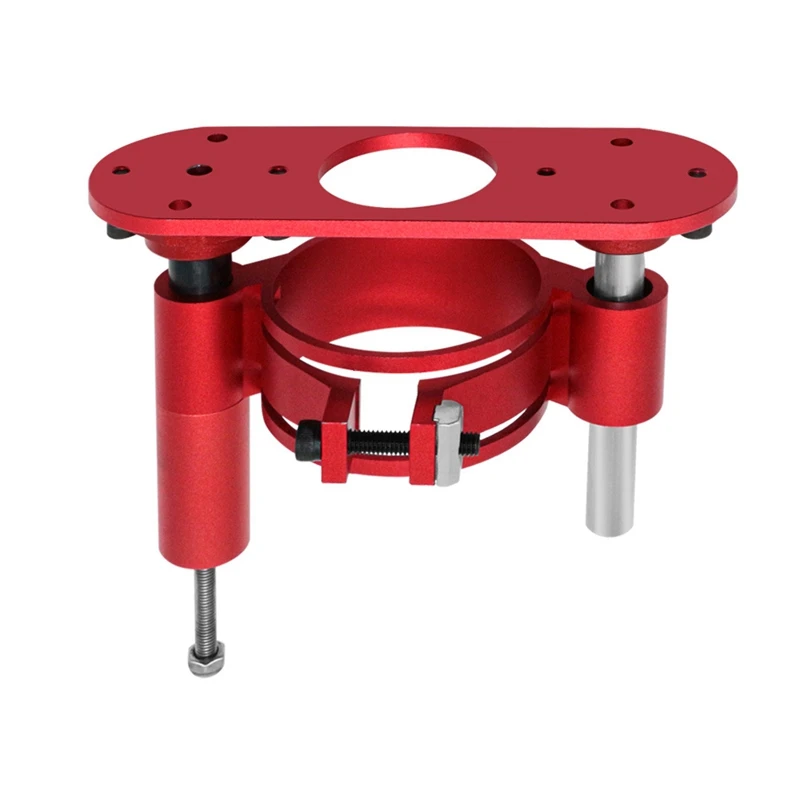 Router Lift Aluminum Router Table Insert Plate Kit-Wood Router Lifting Base For DIY Working Tool