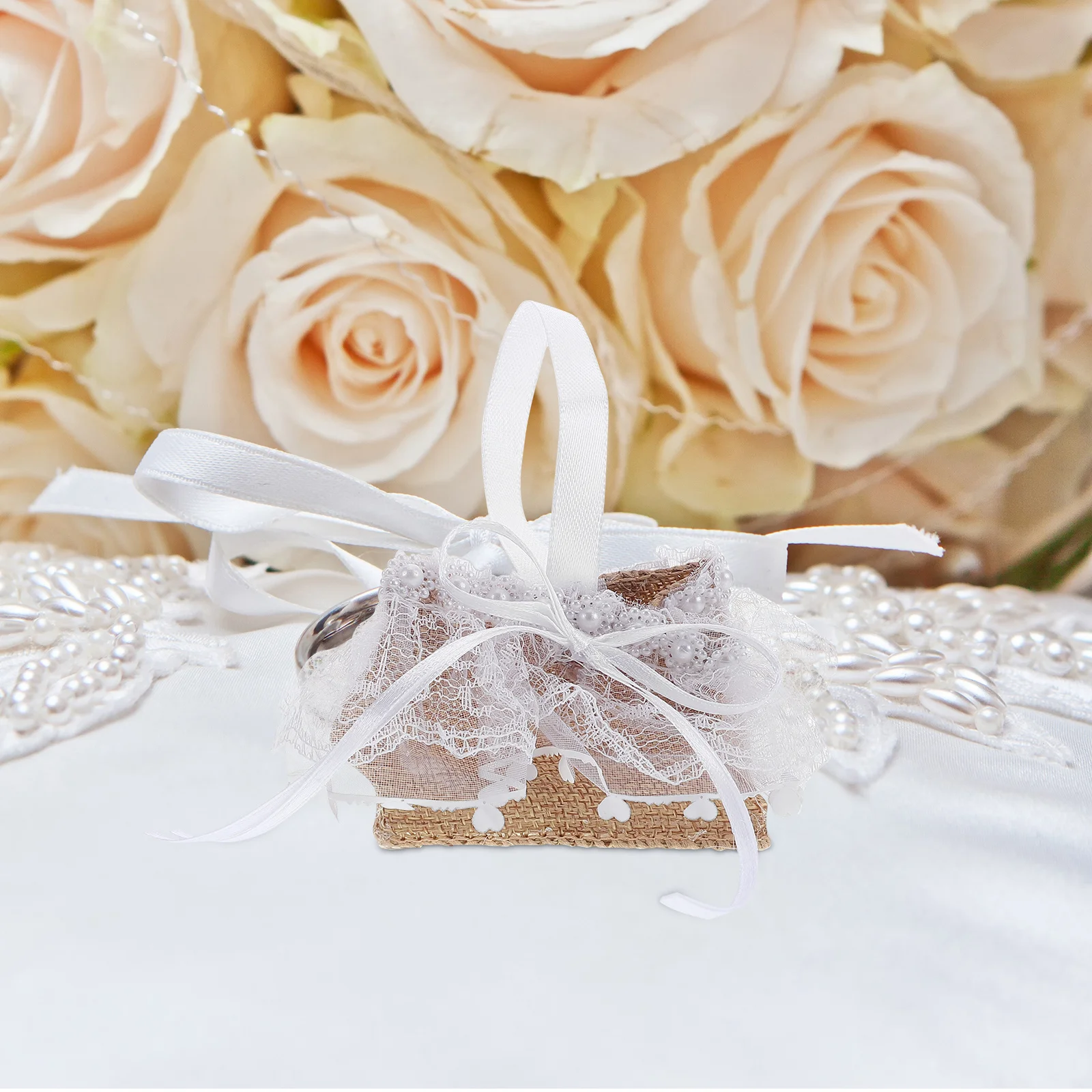 

6Pcs Lace Candy Favor Boxes Elegant Wedding Party Storage Boxes for Sugar Chocolate Cookies Birthday Holiday Party Supplies