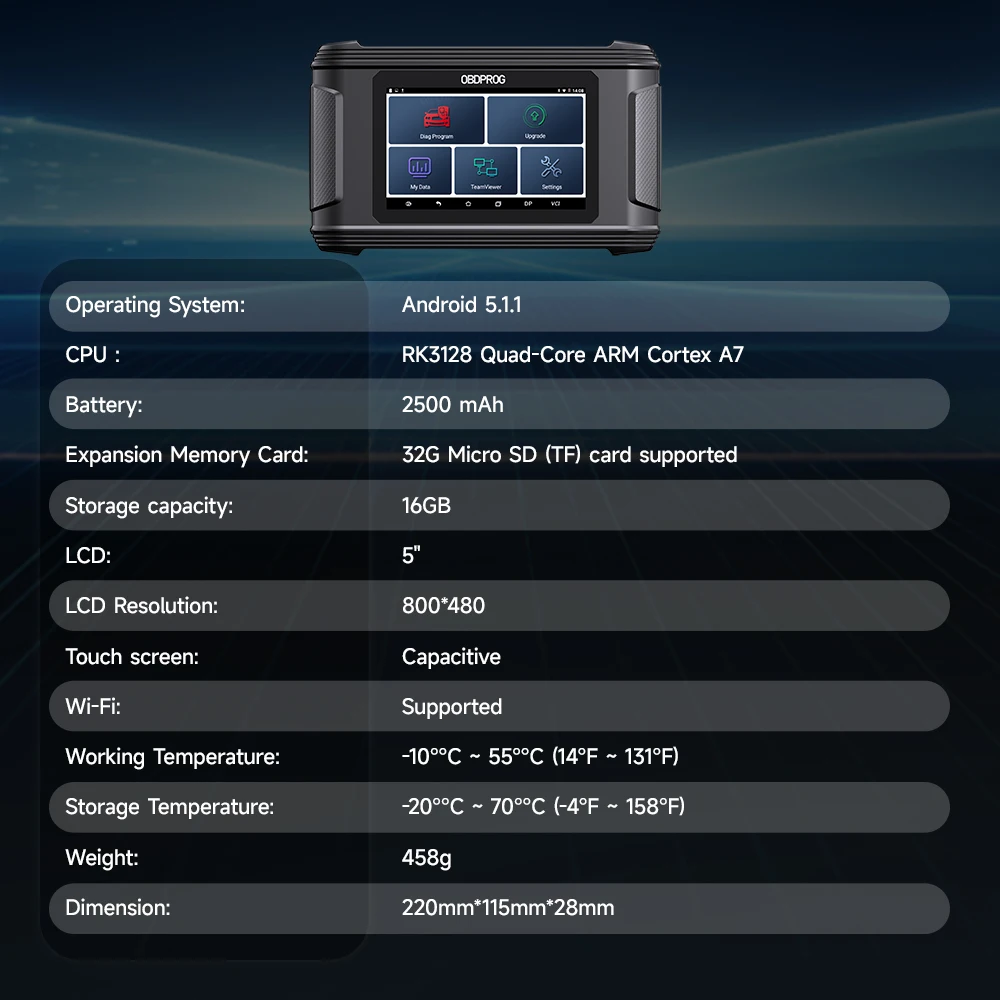 OBDPROG 501 IMMO Key Programming EEPROM Chip Read Erase Key  Immobilizer Pin Code for Car Diagnostic Tool