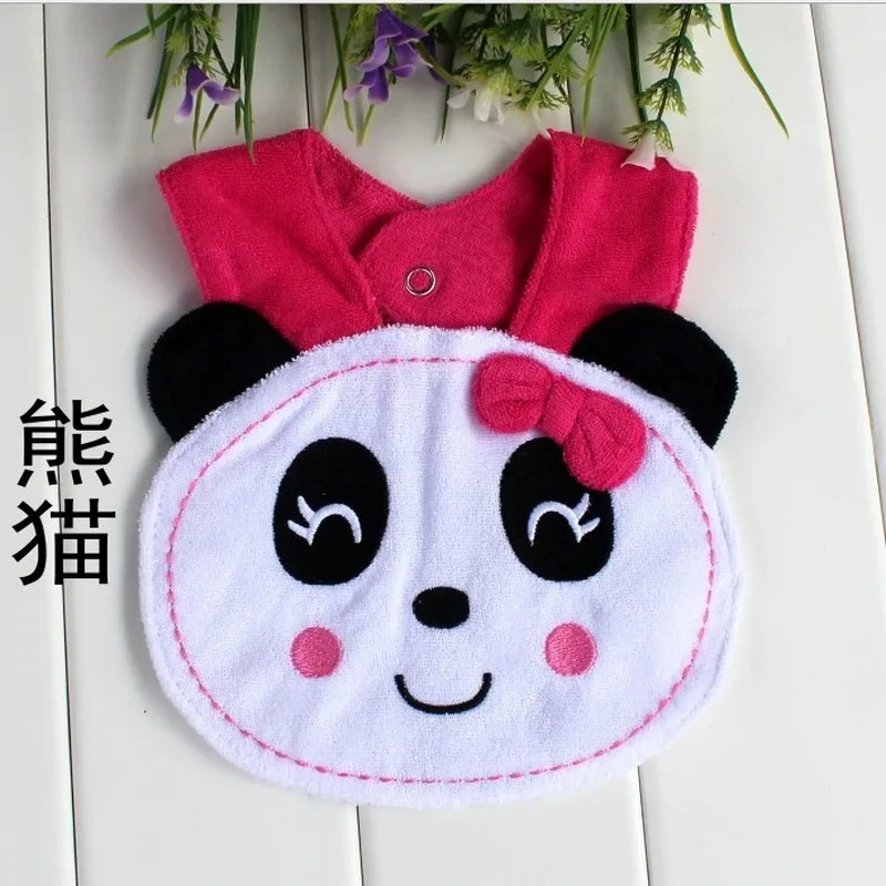 100% Cotton Baby  Bib Three-dimensional Animal Modeling Soft Baby Bib Cute Unisex Newborn Burp Cloths