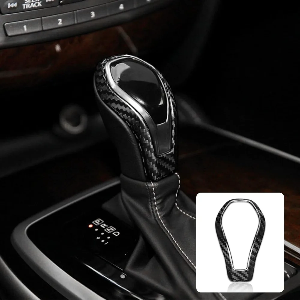 

Накладка из углеродного волокна для Infiniti Q50 Q60 QX60 QX80 2018-2022, защитная крышка ручки переключения передач, аксессуары для украшения интерьера автомобиля