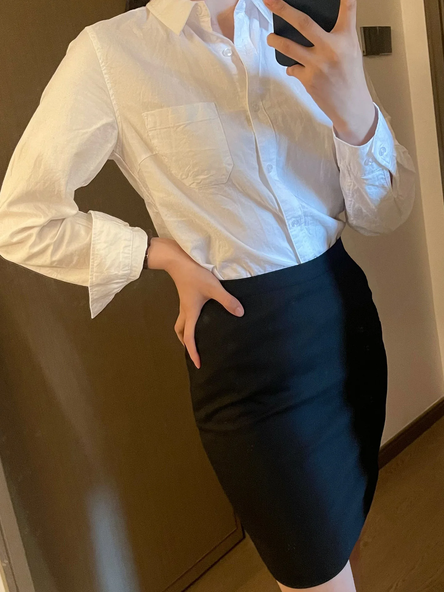 

Юбка-карандаш Dakai с высокой талией, облегающая, для повседневной носки, женская, из полиэстера, спандекса, эластичного волокна и вискозы