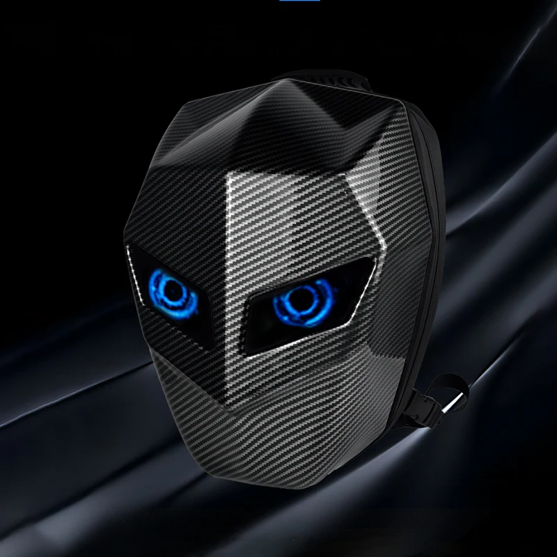 

2024 Led Backpack Led Eye Bluetooth APP Control Backpack Cycling Back pack Smart Motorcycle Led Backpack