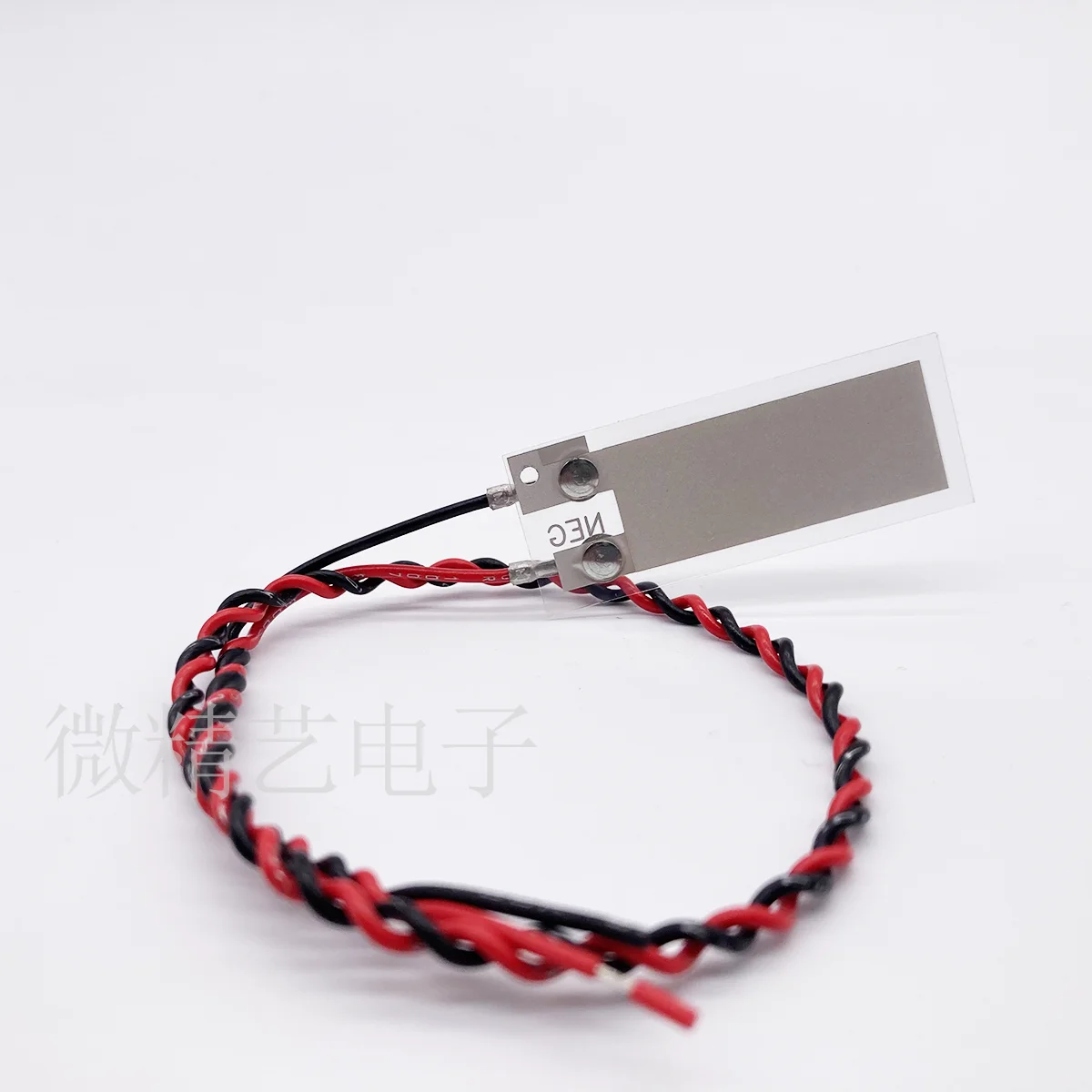 

PVDF Sensor LDT1 028K Piezoelectric Thin Film with Red and Black Leads