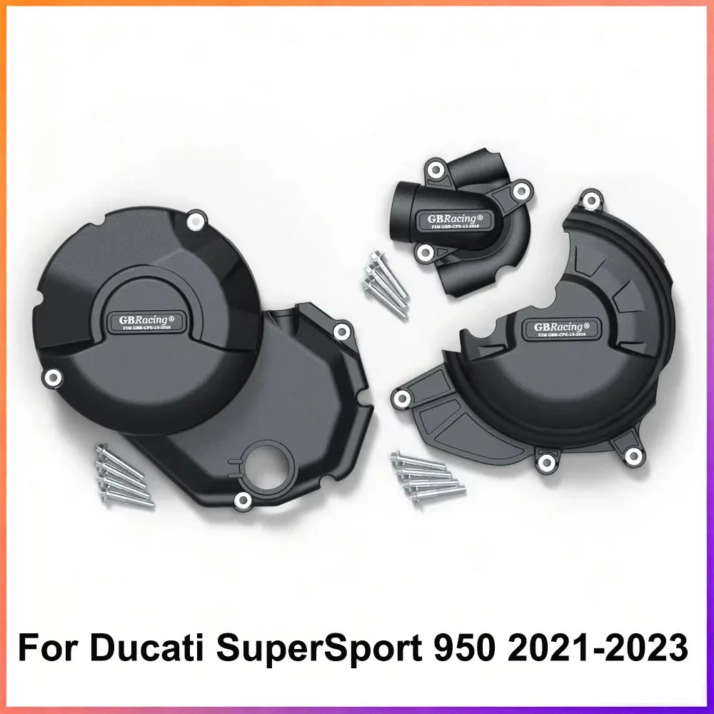 

Motorcycle Engine Alternator Clutch Protection Cover For Ducati SuperSport Super Sport 950 2021 2022 2023