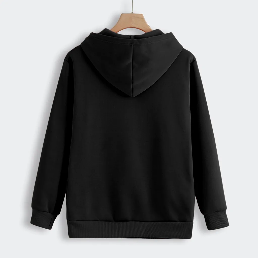 Sudadera con capucha para amantes de los gatos para mujer, suéter con bolsillo de canguro, jersey de pata de perro, Tops de manga larga con cremallera, blusa