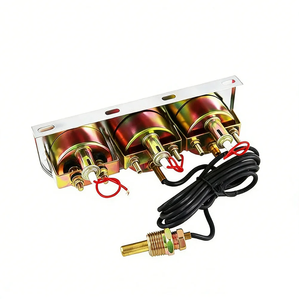 

Датчики для мониторинга двигателя: тройной манометр 52 мм, датчик контроля тока, датчик температуры масла 50-140°C, 130-280°F, корпус из АБС-пластика