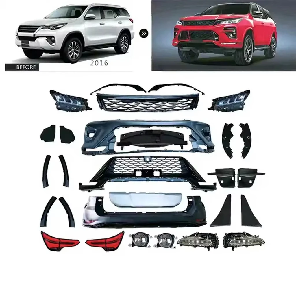 

2016 Fortunerupgrade to 2022 Conversion Kits Legender Bodykit for Fortuner GR Sport Body Kit