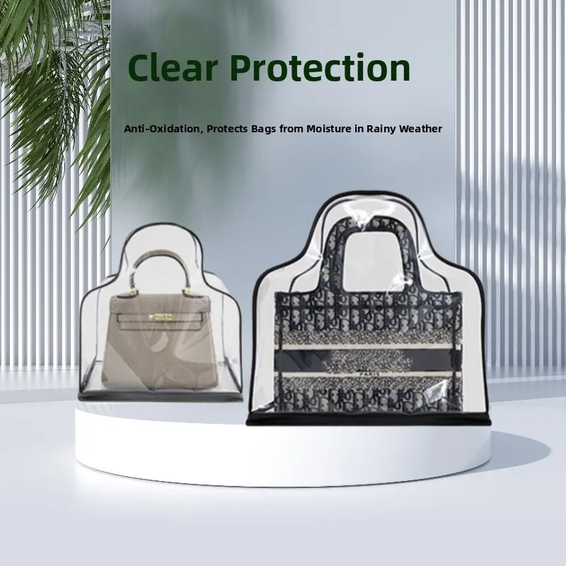 Funda protectora transparente para LV Trio Menger Bag Bla Samurai tres en bolsa de nento a prueba de polvo ...