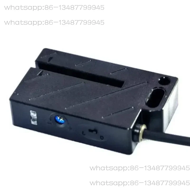 U-slot Label Photoelectric Sensor, Sticker Mark Detector for Labeling Machine, 2mm Slot Width