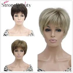 StrongBeauty Short Soft Straight Synthetic Wigs Women Hair Fashion Wig