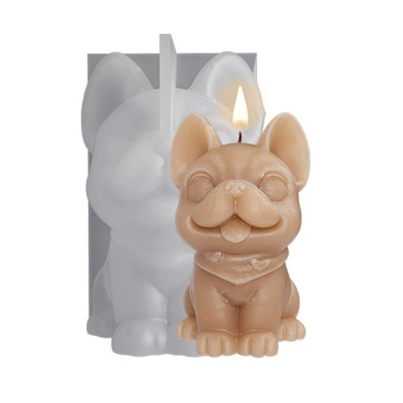 

Dog Mold Beautiful Scented Candles Silicone Mold