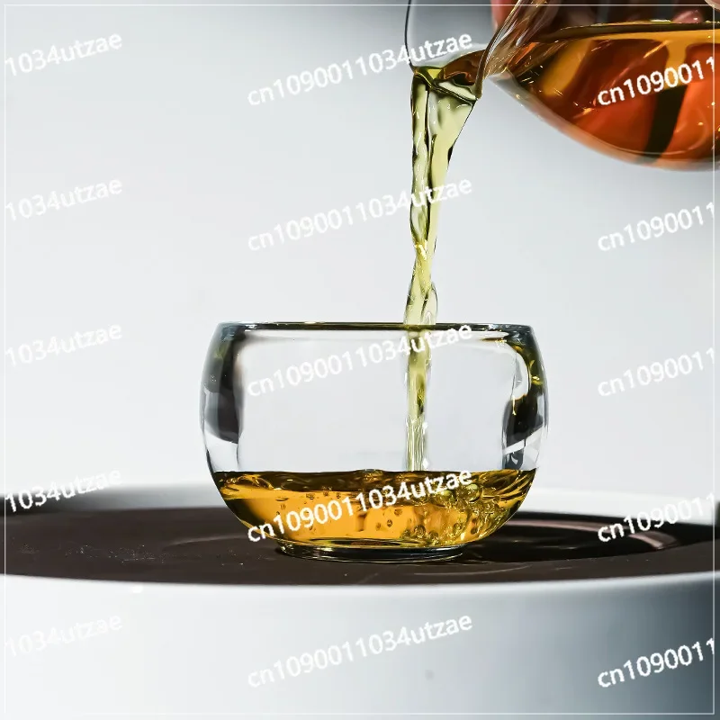 Cover Bowl Combination Simple Heat-resistant Crystal Glass Tea Set