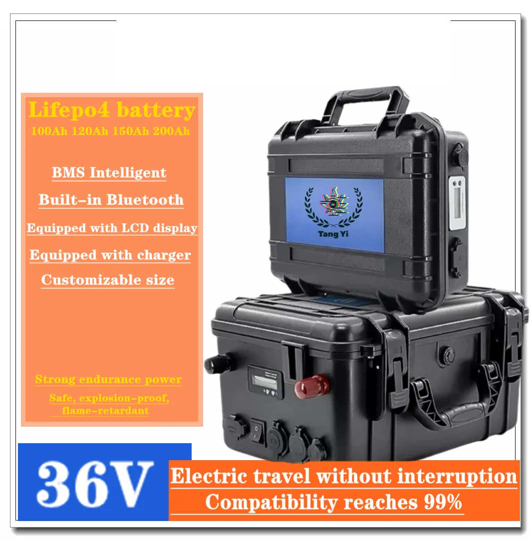 

36V100-200Ah large capacity energy storage battery outdoor mobile power supply/disaster relief emergency/electric tool universal