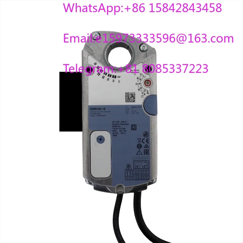 Electromotive rotary actuator for 2-position, 3-position, and modulating control 5NM Air damper actuators GEB346.1E GEB141.1E