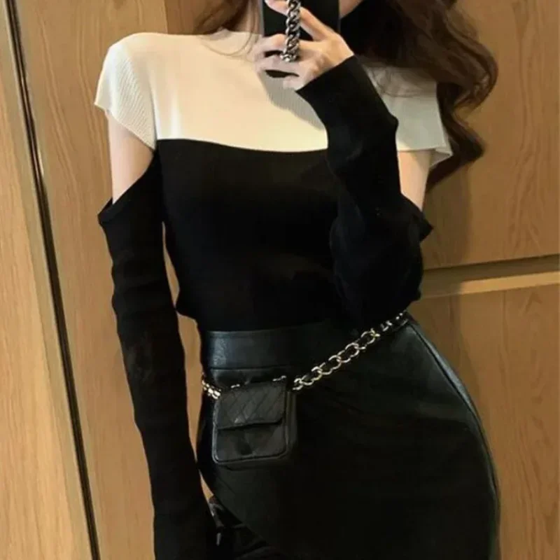 

Popular Clothes Top Female Slim Cotton Women's Long Sleeve T-shirt Aesthetic Clothing Reviews Many One Pieces Style XQ825