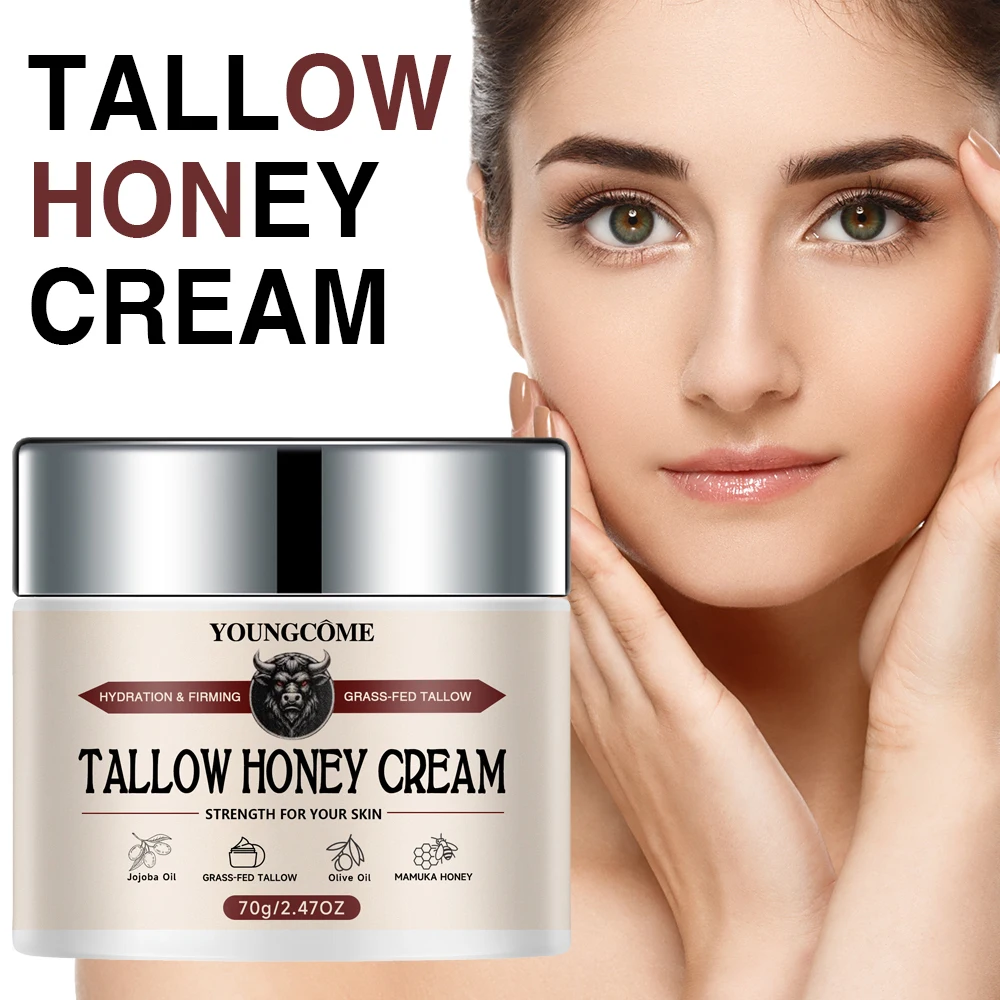 

Tallow Honey крем для лица, увлажняющий крем для лица, против старения, отбеливание, восстановление, выцветание, тонкая линия, средство для удаления морщин, лифтинг-укрепляющий крем для лица