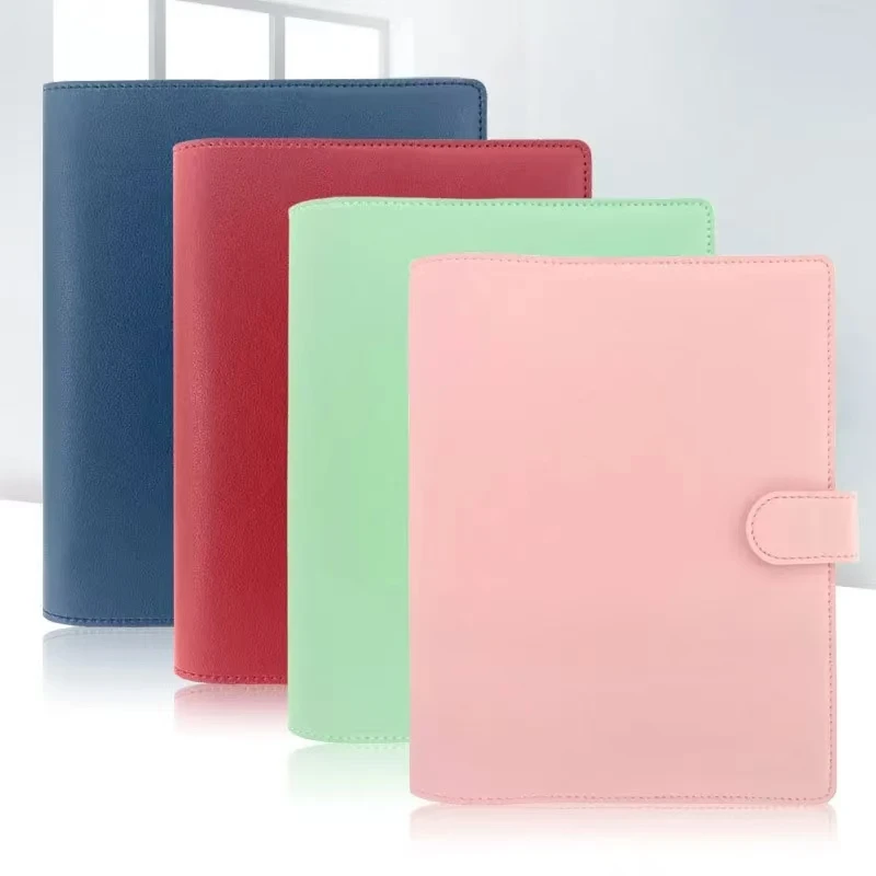 Color Plastic Book Binding Mushroom Hole Disc Ring Snap Notebook A5A6 Happy Planner Binder Rings Scrapbooking Binding Supplies