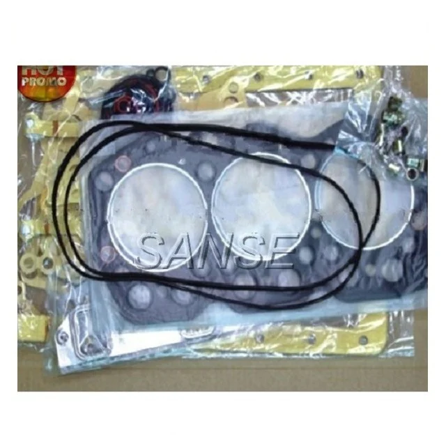 3TNV76 Engine cylinder overhaul package and full gasket set with head gasket for B2-5 machine 3TNV76 gasket kit