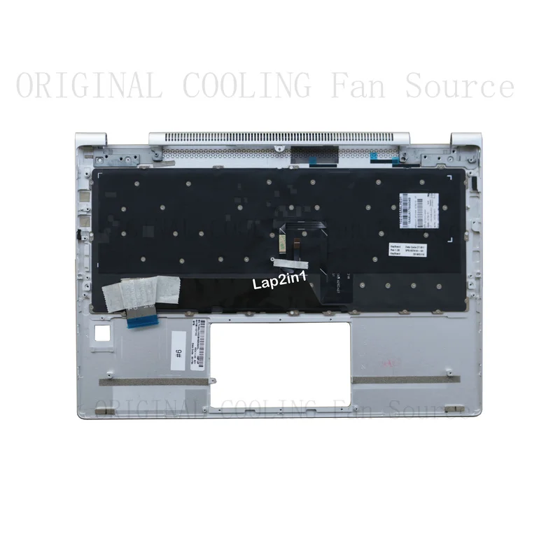 R+  NEW FOR HP EliteBook x360 1020 G2 Top Cover Palmrest UK Backlit Keyboard 937419-031