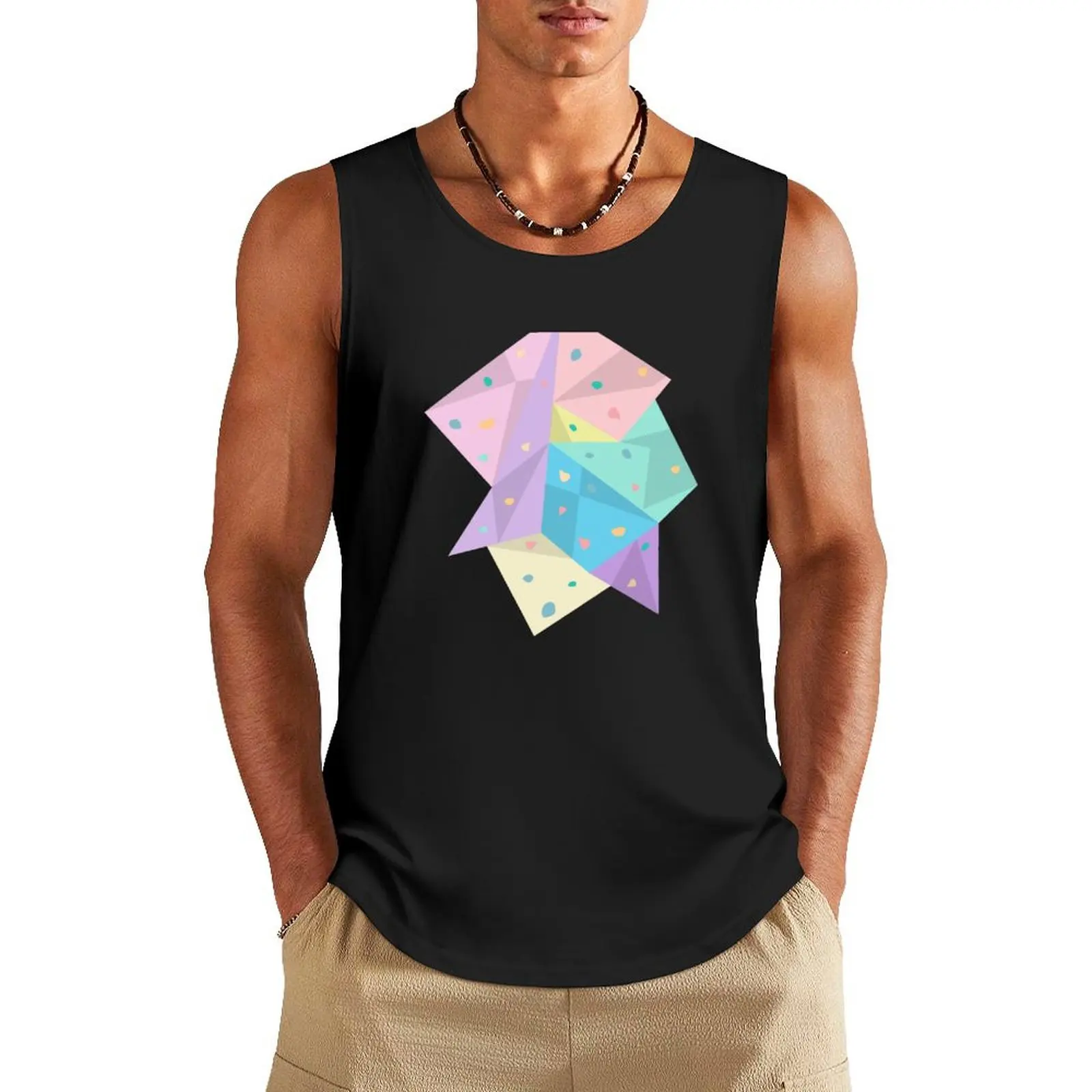 

Bouldering Rock Climbing Minimalist Pastel Tank Top gym wear men Men's cotton t-shirt t shirt T-shirt for fitness