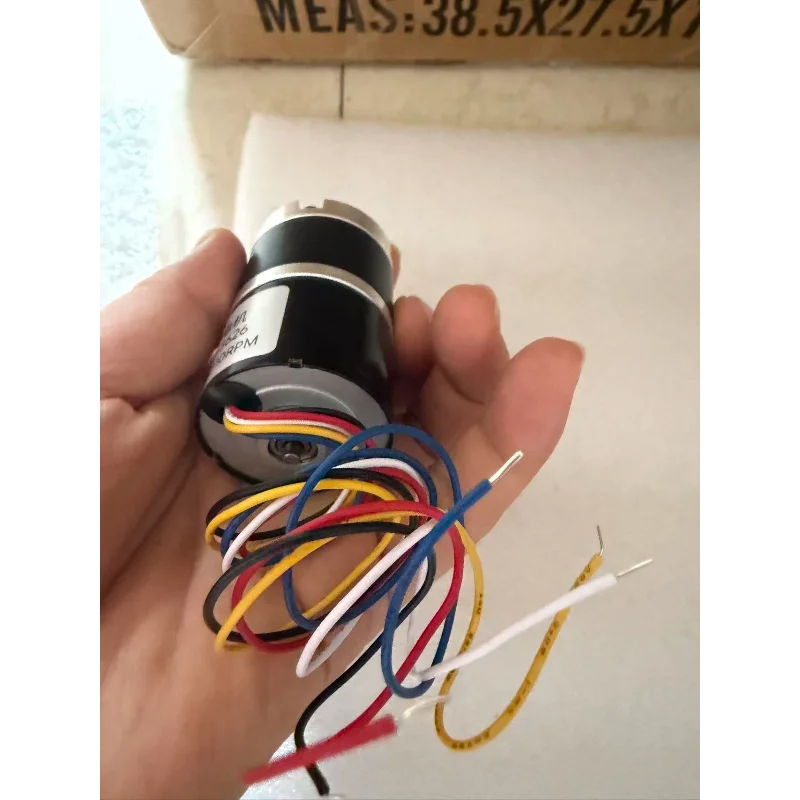 100KG 36mm 3626 Brushless Motor DC Planetary Gear Motor 12V 24V Shaft Diameter 6/8mm 5lines With Brake CW CCW Electric Motor