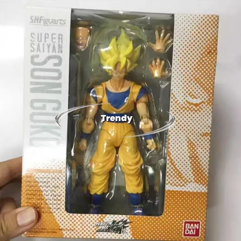 

【Оригинал】 Bandai Shf Sh Figuarts Dragon Ball Super Saiyan Son Gokou Goku 1.0 Фигурки Аниме Модель Игрушки Фигурка