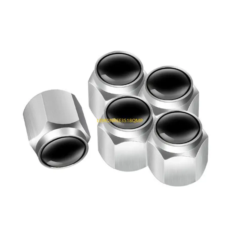 

M68B Tire Valves Caps With Weather Resistant Rubber Rings for Vehicles Motorcycles