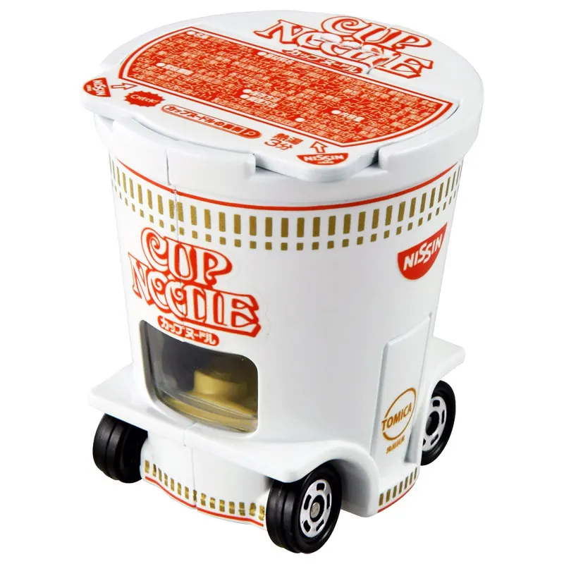 Takara Tomy Tomica, Modelo de Coche de Aleación Fundida a Presión, Camión de Ramen Nissin Cup Noodle, Juguete Coleccionable para Decoración de Escritorio