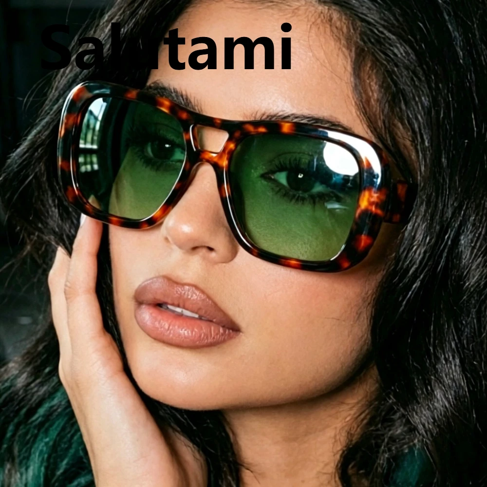 2026 New Large Frame Double-Beam Men Women Sunglasses Aviator Punk UV400 Protection Sun Glasses Outdoor Sports Shades
