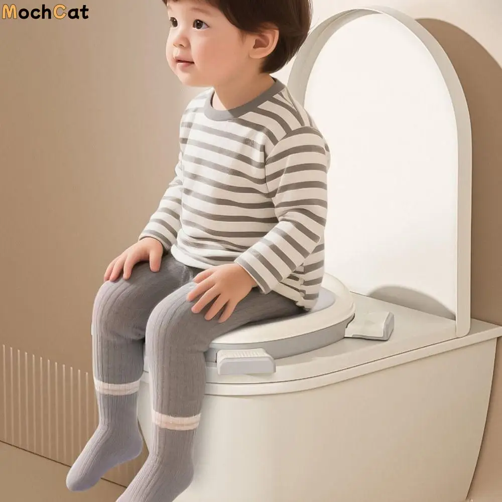 

Foldable Children's Toilet Seat Splash-proof Easy To Wash Baby Toilet Seat Anti-slip Household Toilet Training Seat