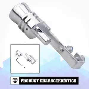 Universal Turbo Sound Simulator whistle car exhaust tube whistle silent vehicle sound s/m/l/xl 8 MAIN SALES FALSE SALES EXHAUST - №6