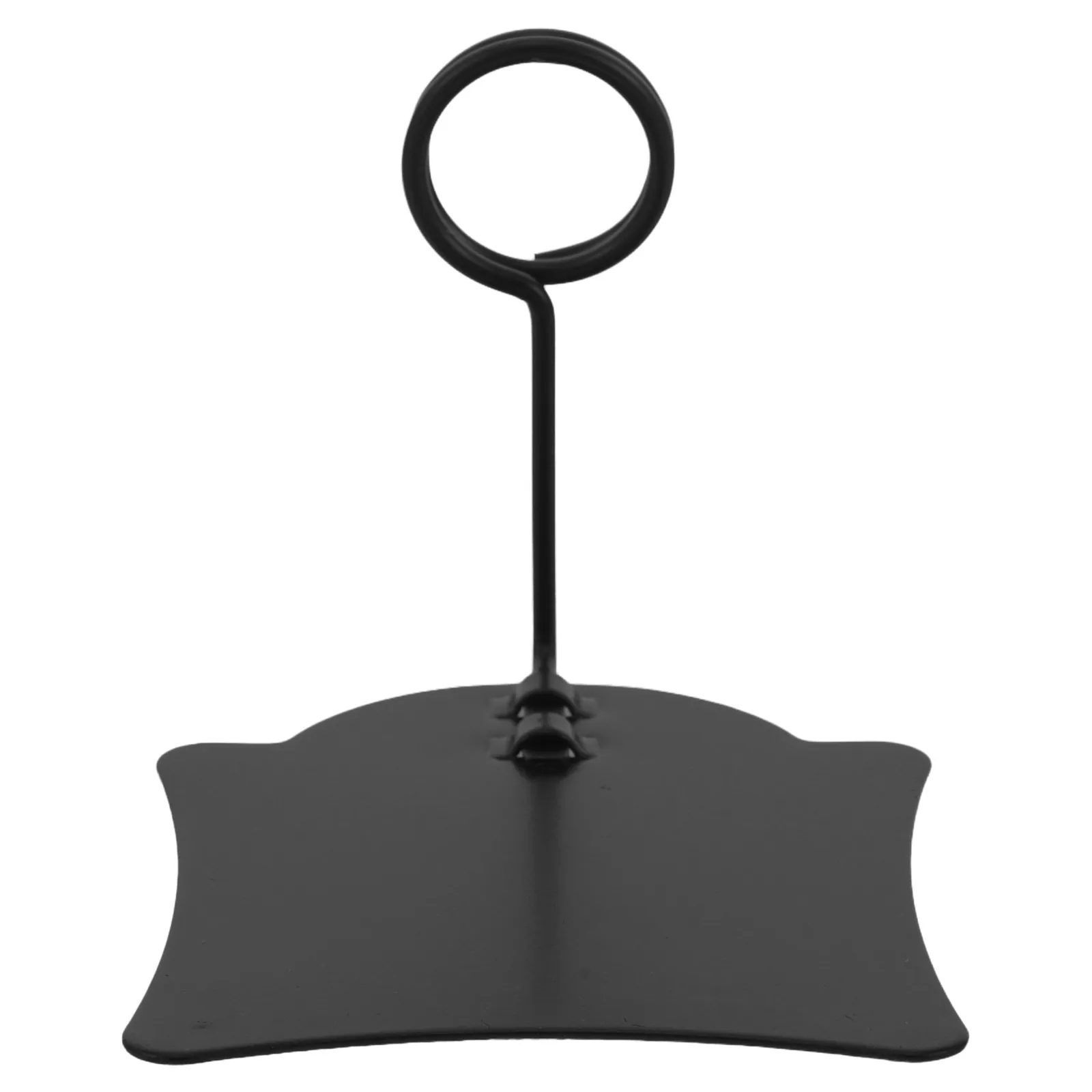 

Vertical Price Tag Holder Black Metal for Bakery Cake Dessert Standup Clip Food Name Cards Memo Clips Photo Holders Display