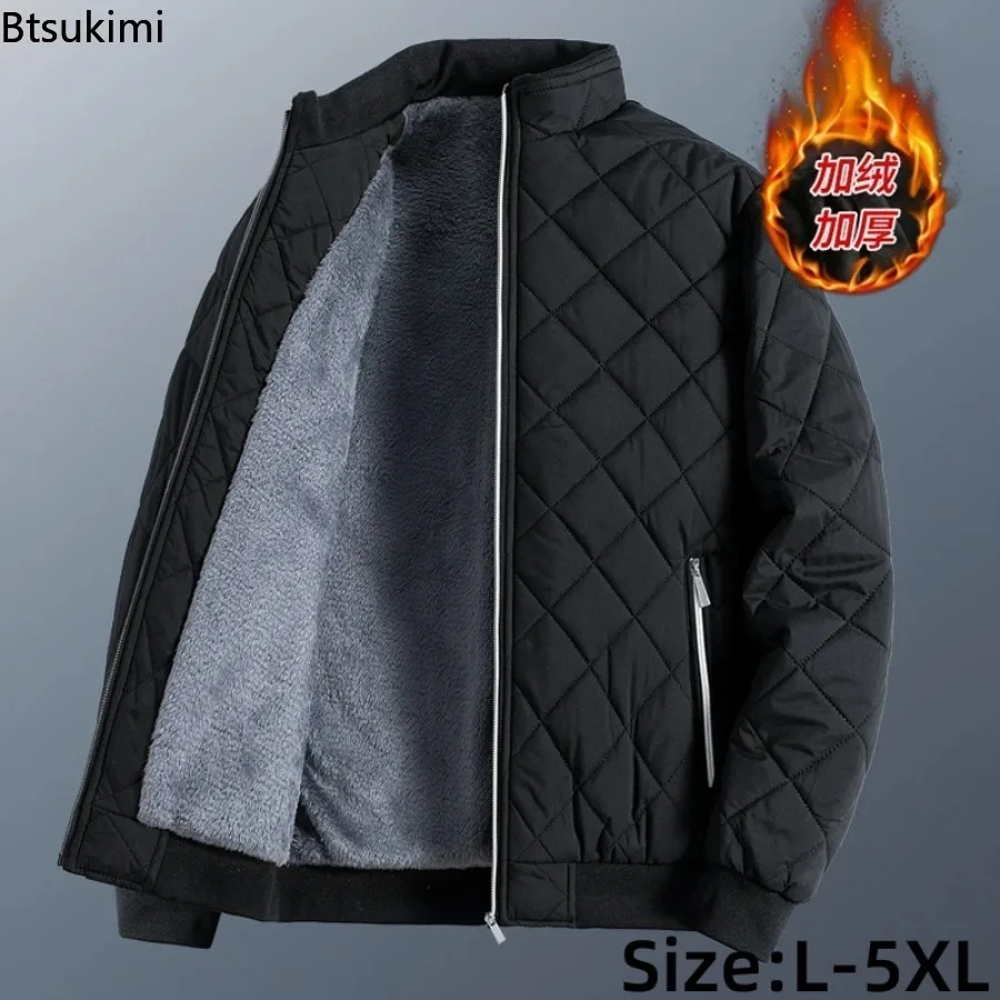 Neue 2024 mode Dicke Warme Varsity Jacke Mantel Männer Windjacke Streetwear Winter Casual Fleece Jacken für Männer Parkas Mäntel