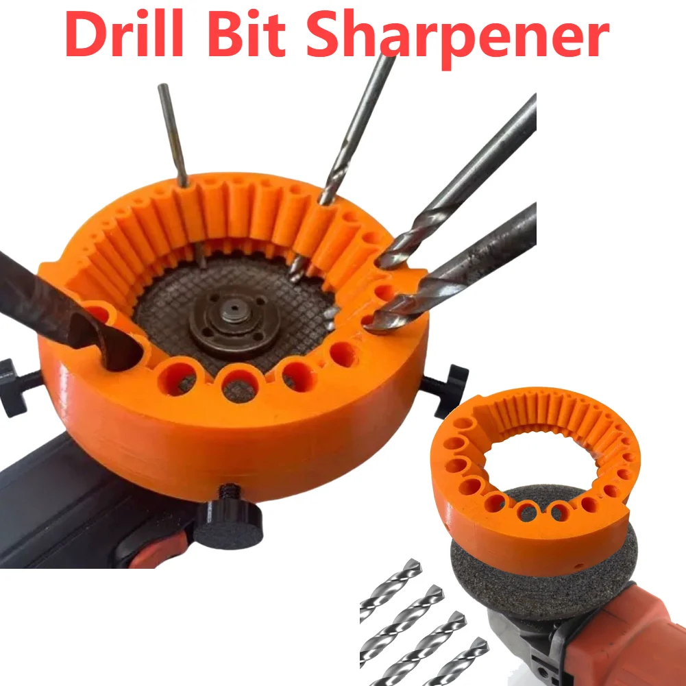 Apontador de broca multiuso, ferramenta de polimento, moedor de ângulo de 125mm, peças de ferramentas alimentadas para brocas de 2-13mm