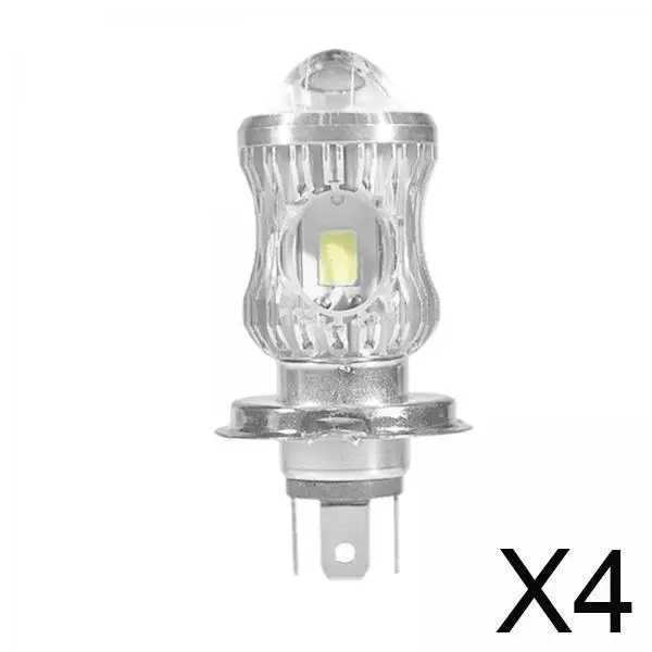 

Super Bright H4 LED Headlight Bulbs Aluminum Cooling Fan for Motorbike ATV Scooter Night Driving