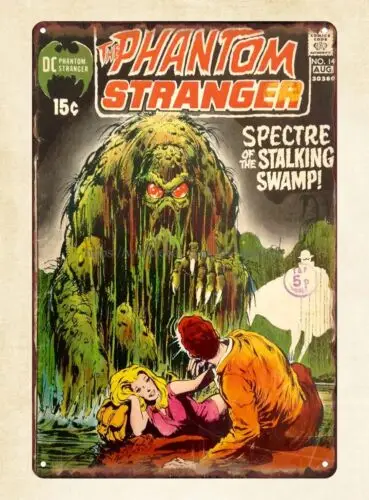 shop wall decor Phantom Stranger 1971 vintage repro comics metal tin sign